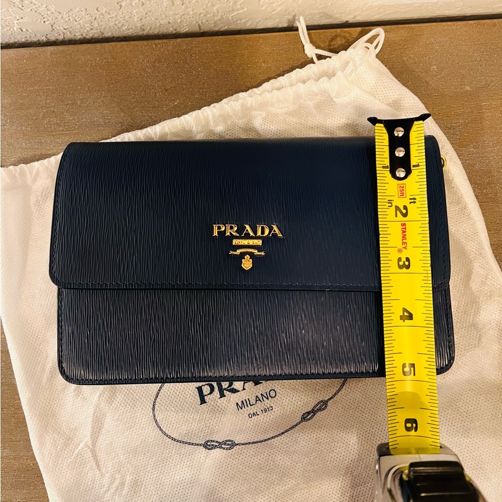 Prada Dark Blue Crossbody Bag - Picture 7 of 8